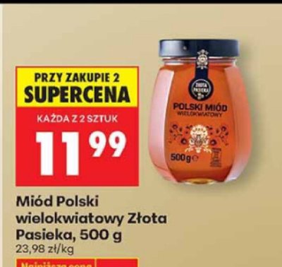 Miód Polski wielokwiatowy promocja w Biedronka
