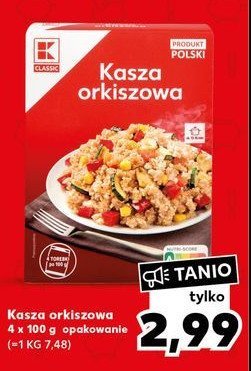 Kasza orkiszowa K-classic promocja