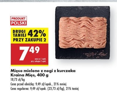 Mi臋so mielone z nogi kurczaka Kraina mi臋s promocja
