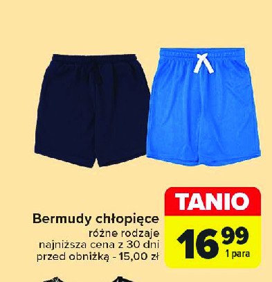 Bermudy chłopięce promocja