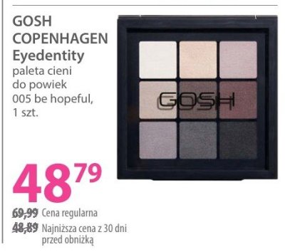 Paleta cieni Eyedentity 005 be hopeful promocja w Hebe