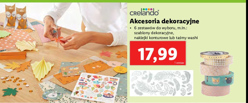 Naklejki konturowe Crelando promocja