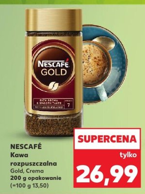 Kawa rozpuszczalna Nescafé Gold promocja w Kaufland