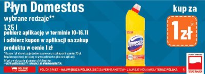 Płyn do wc citrus Domestos promocja