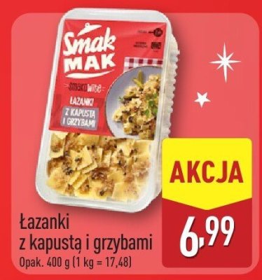 Łazanki z kapustą i grzybami promocja w Aldi