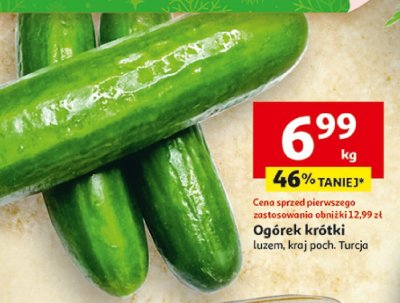 Ogórek krótki luzem, Turcja promocja w Auchan