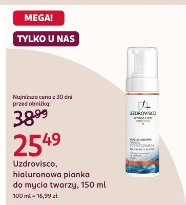 Hialuronowa pianka do mycia twarzy, 150 ml promocja w Rossmann