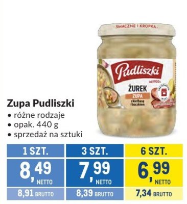 Zupa Pudliszki różne rodzaje promocja w Makro