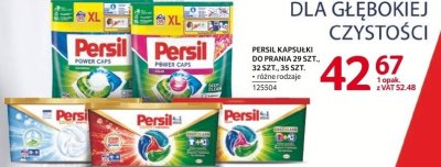 Kapsułki do prania Persil 29 szt., 32 szt., 35 szt. promocja w Selgros