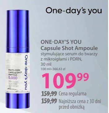 Serum Capsule Shot Ampoule stymulujące do twarzy z mikrogrankami i PDRN promocja w Hebe