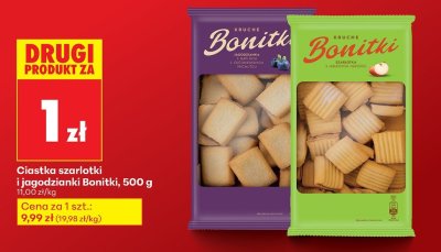 Ciastka jagodzianki 500 g promocja w Biedronka
