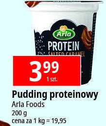 Pudding salted caramel Arla protein promocja