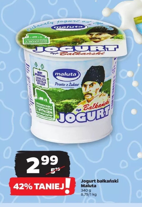 Jogurt bałkański Maluta promocja