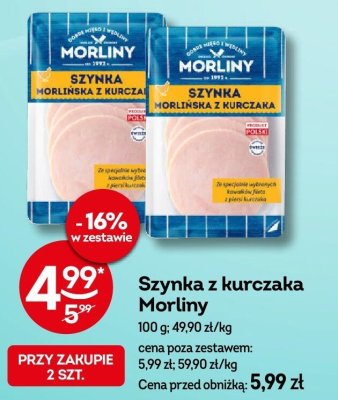 Szynka z kurczaka Morliny promocja w Żabka