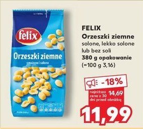 Orzeszki ziemne lekko solone Felix promocja