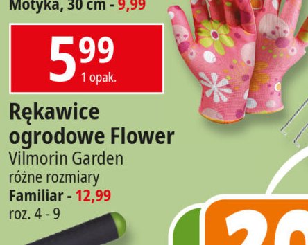 Rękawiczki ogrodowe familiar Vilmorin garden promocja w Leclerc