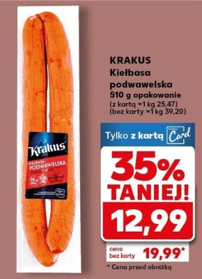 Kie艂basa podwawelska Wiod膮ca marka nasze specja艂y promocja w Kaufland