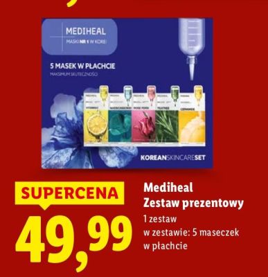 Zestaw prezentowy Mediheal maseczki w płachcie promocja w Lidl