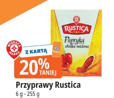 Przyprawy Rustica promocja w Leclerc