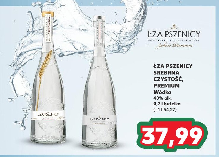 Wódka Łza pszenicy premium promocja w Kaufland