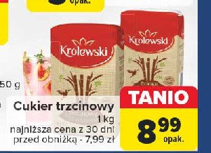 Cukier trzcinowy nierafinowany Królewski Rolpot promocja