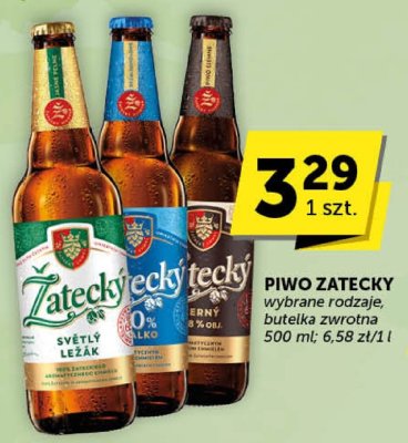 Piwo Żatecky wybrane rodzaje 500 ml promocja w ABC