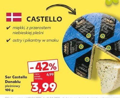 Ser danablu Castello promocja