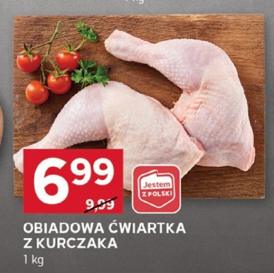 Obiadowa ćwiartka z kurczaka promocja w Stokrotka