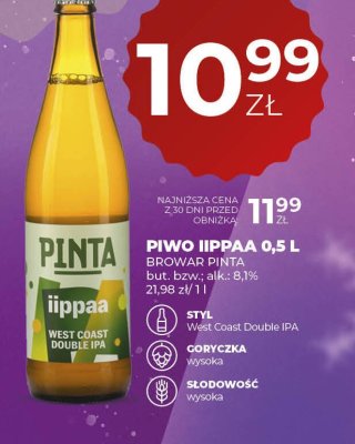 Piwo promocja w Duży Ben