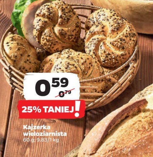 Kajzerka wieloziarnista promocja w Netto