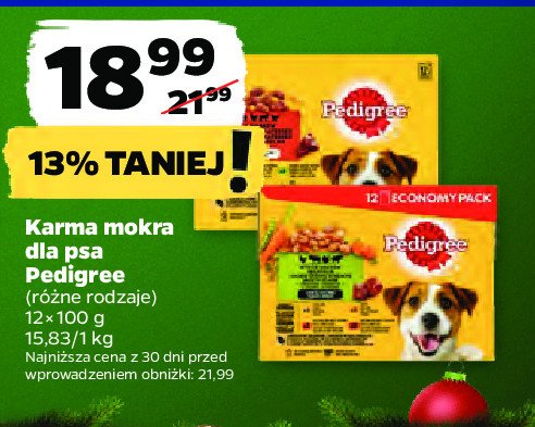 Karma dla psa wołowina Pedigree promocja