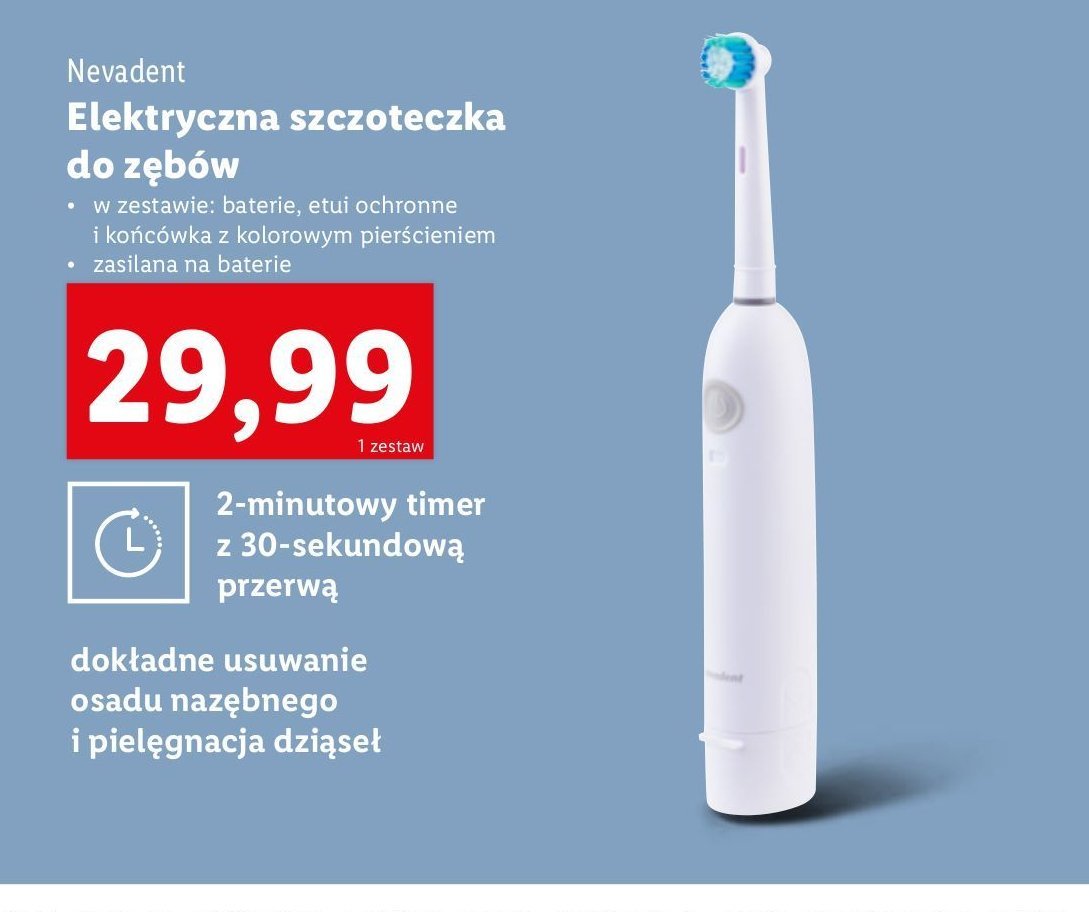 Szczoteczka do zębów Nevadent promocja