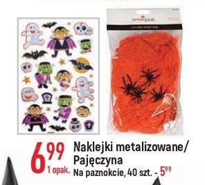 Naklejki metalizowane halloween promocja