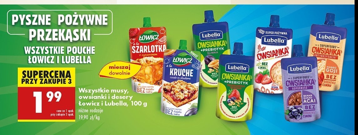 Owsianka odporność Lubella owsianka promocja w Biedronka