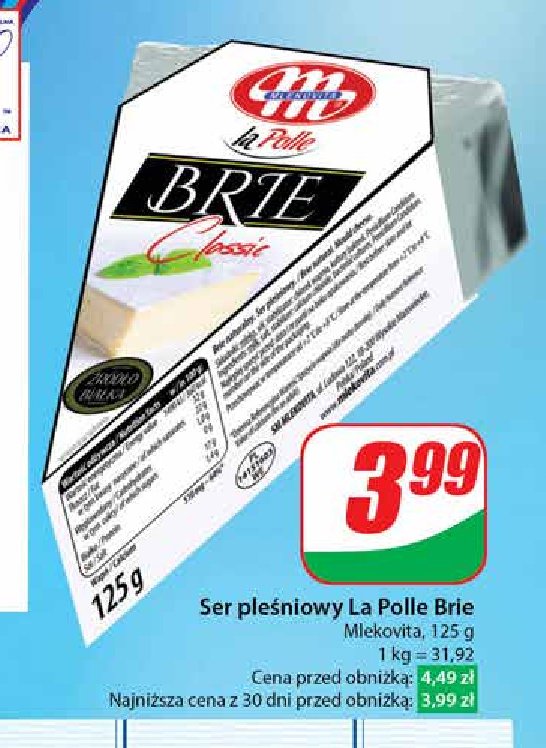 Ser brie classic La polle promocja