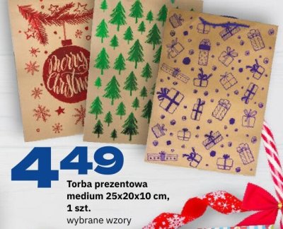 Torba prezentowa medium 25x20x10 cm, wybrane wzory promocja w Twój Market