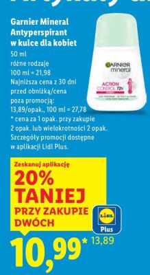 Antyperspirant w kulce dla kobiet promocja w Lidl