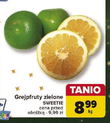 Grejpfruty zielone jaffa sweetie promocja