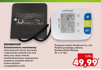 Ciśnieniomierz naramienny  promocja w Kaufland
