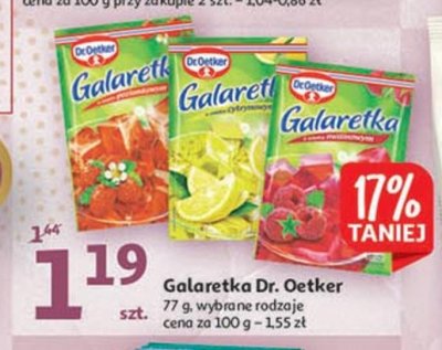 Galaretka cytrynowa Dr. oetker promocja
