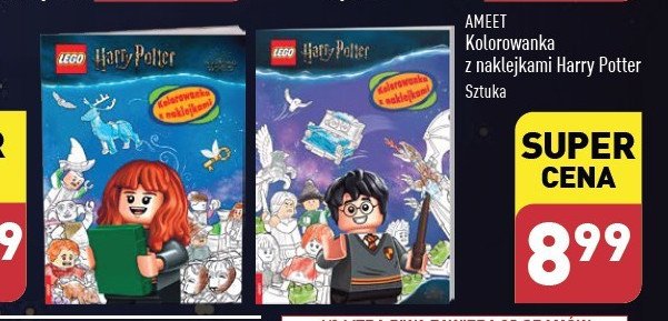 Kolorowanka z naklejkami Lego harry potter promocja