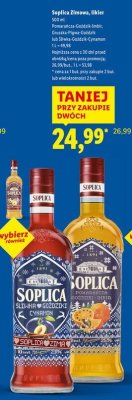 Likier Soplica Zimowa Śliwka-Goździk-Cynamon  500 ml promocja w Lidl