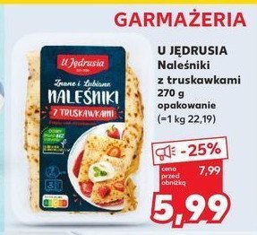 Naleśniki z truskawkami U jędrusia promocja w Netto