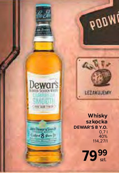 Whisky Dewar's 8 yo promocja