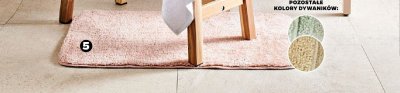 Dywanik łazienkowy 50x80 cm, różne kolory promocja w Netto