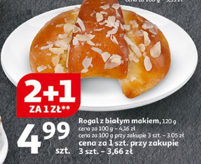 Rogal z białym makiem promocja w Auchan