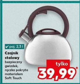 Czajnik stalowy 2.3 l promocja w Kaufland