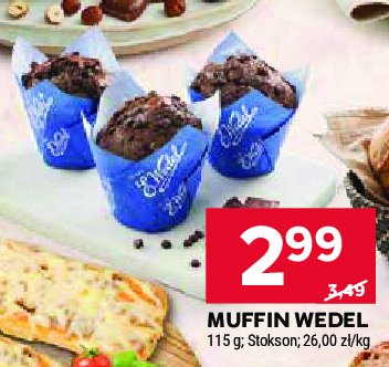 Muffin czekoladowy E. wedel promocja