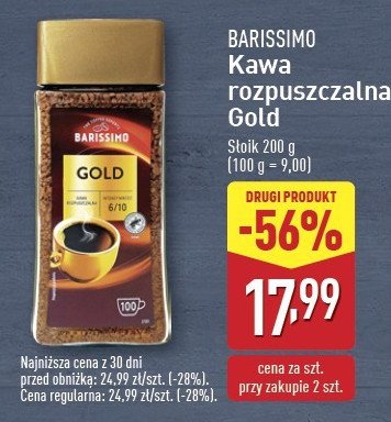 Kawa Barissimo gold promocja w Aldi