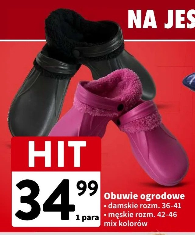 Obuwie ogrodowe damskie rozm. 36-41 promocja